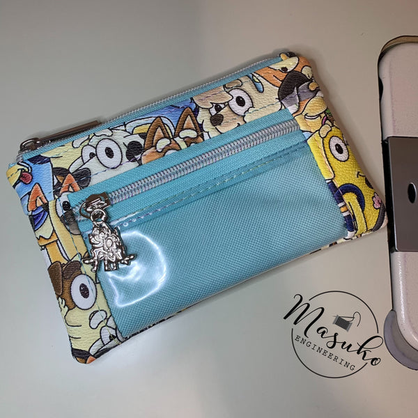 Blue Dogs Everyone - Wallet Pouch