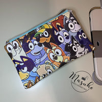 Blue Dogs Everyone - Wallet Pouch