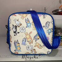 Blue Dogs - Square-ish Crossbody Bag