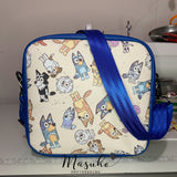 Blue Dogs - Square-ish Crossbody Bag