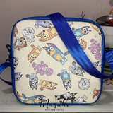 Blue Dogs - Square-ish Crossbody Bag