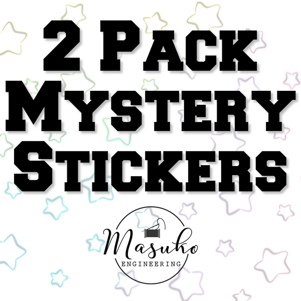 2 Pack Mystery Stickers