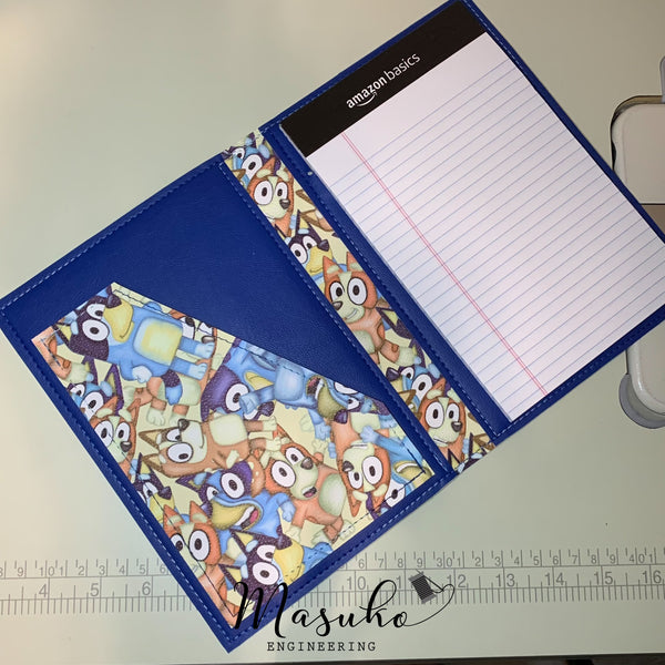 Blue Dogs Stacked - Notepad Holder