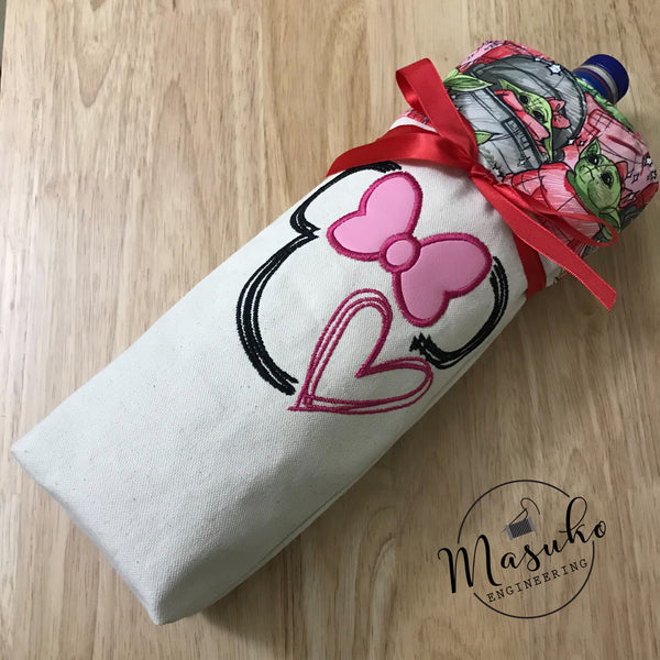 The Child Girl - Embroidered Boozy Bottle Bag