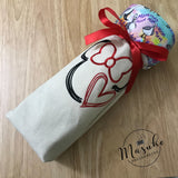 Mom Birds - Embroidered Boozy Bottle Bag