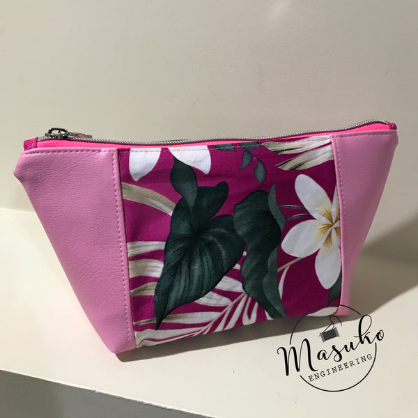 Pink Hawaiian Print - Small Thingamabob Bag